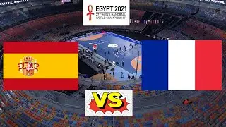 Spain - France 3rd place men's handball world championship Egypt 2021