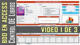 🔴Control de Libros 2023| Curso de Bases de Datos con Access | Formularios | Tipos de datos | VIDEO1🔵