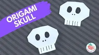 Easy Origami Skull Tutorial | Halloween Paper Crafts