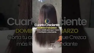 HOY cortado Tu cabello para que Crezca   más Rápido y Abundante 🌙#calendariolunar #cortesdecabello