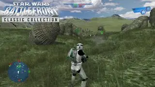 Star Wars Battlefront Classic Collection Gameplay: Naboo Plains (Conquest)