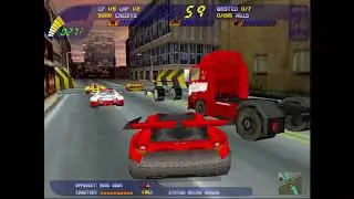 Carmageddon II: Carpocalypse Now PC Demo Gameplay (Windows 95 - PCem v15)