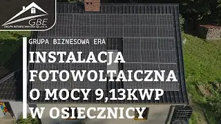 Instalacja Fotowoltaiczna o mocy 9,13kWp w Osiecznicy