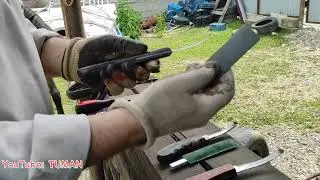 Купил крутую заточку для копытных ножей ,расчитска жеребятам . Туман