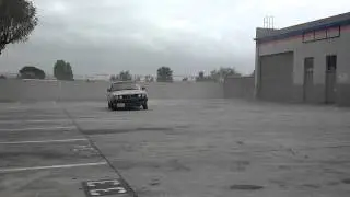 My e30 project burning out old tires