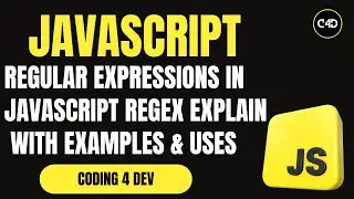 Regular Expressions in JavaScript 🔍 | RegEx Explained with Examples & Use Cases