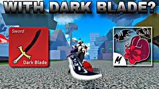 Dark Blade combo with Sanguine Art in Blox Fruits