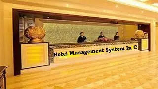 hotel management system In C