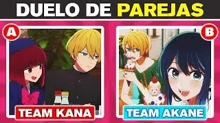 DUELO DE PAREJAS ANIME 🥊🔥 ELIGE 1 PAREJA SHIPPEO ANIME | TRIVIA ANIME OTAKU ✅
