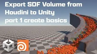Export SDF Volume From Houdini To Unity part 1 create basics