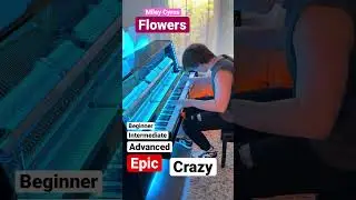 Miley Cyrus - Flowers (Piano Levels)