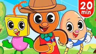 El Juego del Calentamiento, La Familia Dedo, Pin Pon, Canciones infantiles - Toy Cantando