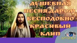 Душевная песня. ДАРОМ. Бесподобно красивый клип.