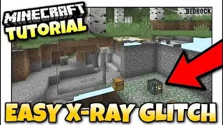 Minecraft Bedrock 1.16 - A SIMPLE WORKING X-RAY GLITCH - Nether Update
