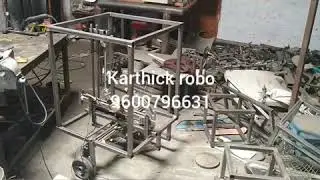 Water tank cleaning machine project