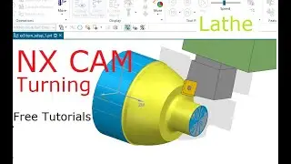 NX CAM Tutorials for Beginners Turning Ex 5