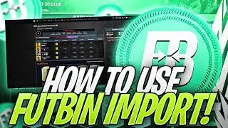 HOW TO USE FUTBIN CLUB IMPORT! FIFA 20