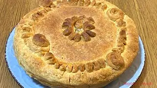 Курник Пирог с курицей и картошкой  Очень сочный и вкусный