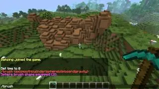 The Basics of using WorldEdit Brushes for Minecraft