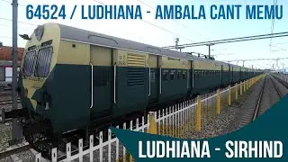 64524 Ludhiana - Ambala Cantt. MEMU Journey | Northern Railway v1 Route | Train Simulator Classic