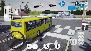 Mengemudi Bus Daewoo di Seoul Korsel | 3D Driving Game 3.0