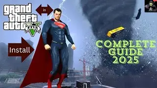 🎮 How to Install SUPERMAN in GTA 5 | JulioNIB Mod (2025 Guide) 🦸‍♂️