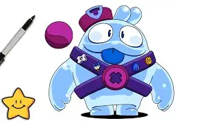 How To Draw SQUEAK🛸🐶 | Brawl Stars | New Brawler | Step by Step