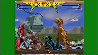 mugen request : team cat😺 Vs team primal rage🦖|MUGEN ALL STARS 1.1B 🕹