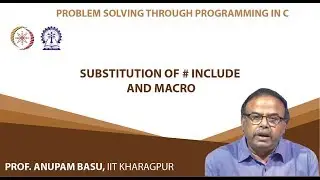 Substitution of # include and Macro