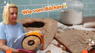Einfaches Haselnuss-Walnuss Brot aus dem Campingbackofen
