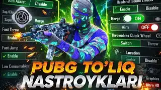 PUBG MOBILE 4.3 YANGI VERSIYA DA TO’GRI NASTROYKA QILISHNI O’RGANAMIZ 