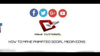 Animated social media icons with pure css