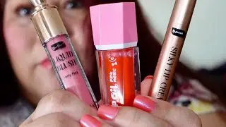 ASMR APPYLING ALL NEW PRODUCTS FROM THE DOLLAR TREE 💵🌳💋💄( SKIN CARE, MAKEUP 💄 ) #dollartree#asmrhaul