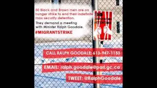 Hunger Striker Toby Clark #MigrantStrike2016