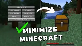 How to minimize Minecraft without pausing on focus loss