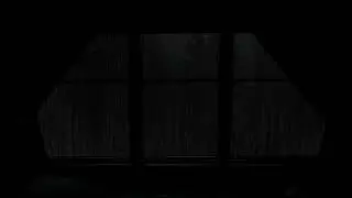 Acttic Window| It's Raining Outside- Rain Covers the Little Shelter, Let's Sleep and Let it All Pass