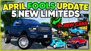 HUGE APRIL FOOLS UPDATE!! - LIMITED CARS?!  - Greenville Roblox