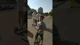 мини фильм. Аля трюкач и самокатер
