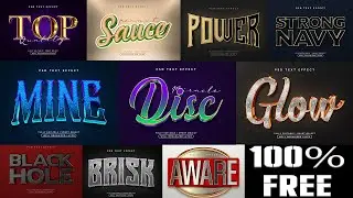 2022 3D Text Effect Part 39
