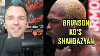 REACTION: Derek Brunson KO's Edmen Shahbazyan at UFC Vegas 5