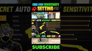 FREE FIRE NEW SENSITIVITY SETTING IN TELUGU || 