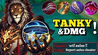 AULUS EXP LANE TANK AND MAX DAMAGE BUILD - GUIDE EARLY TO LATE GAME AULUS EXP BUILD AND EMBLEM