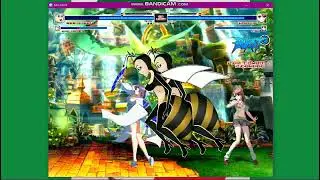 MUGEN REQUEST: queen bee by eggbomber101 × 2 vs mikoto misaka & yumi
