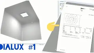 DIALux #1 : Démarrer et Générer une note de calcul en pdf