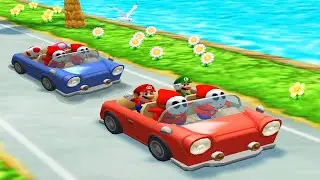 Mario Party 6 - Bridge Battle of Twins 2vs2 - Mario and Luigi vs Toad and Toadette