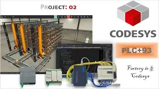 PLC Project 02 (A To B Set und Reset) #codesys #plc #sps #hmiprogramming #factoryio  #آموزش