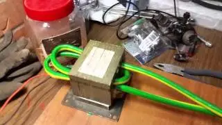Понижающий транфморматор из старой микроволной печи