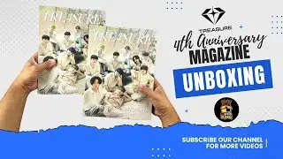 TREASURE 4TH ANNIVERSARY MAGAZINE UNBOXING