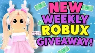 NEW WEEKLY ROBUX GIVEAWAY! 😯🤑