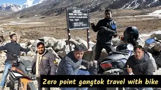 Zero point gangtok || Gangtok Travel Videos || Siliguri to Zero Point Bike Ride With Friends